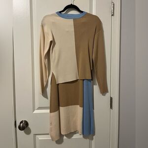 SWEATER and Skirt Set Size XS